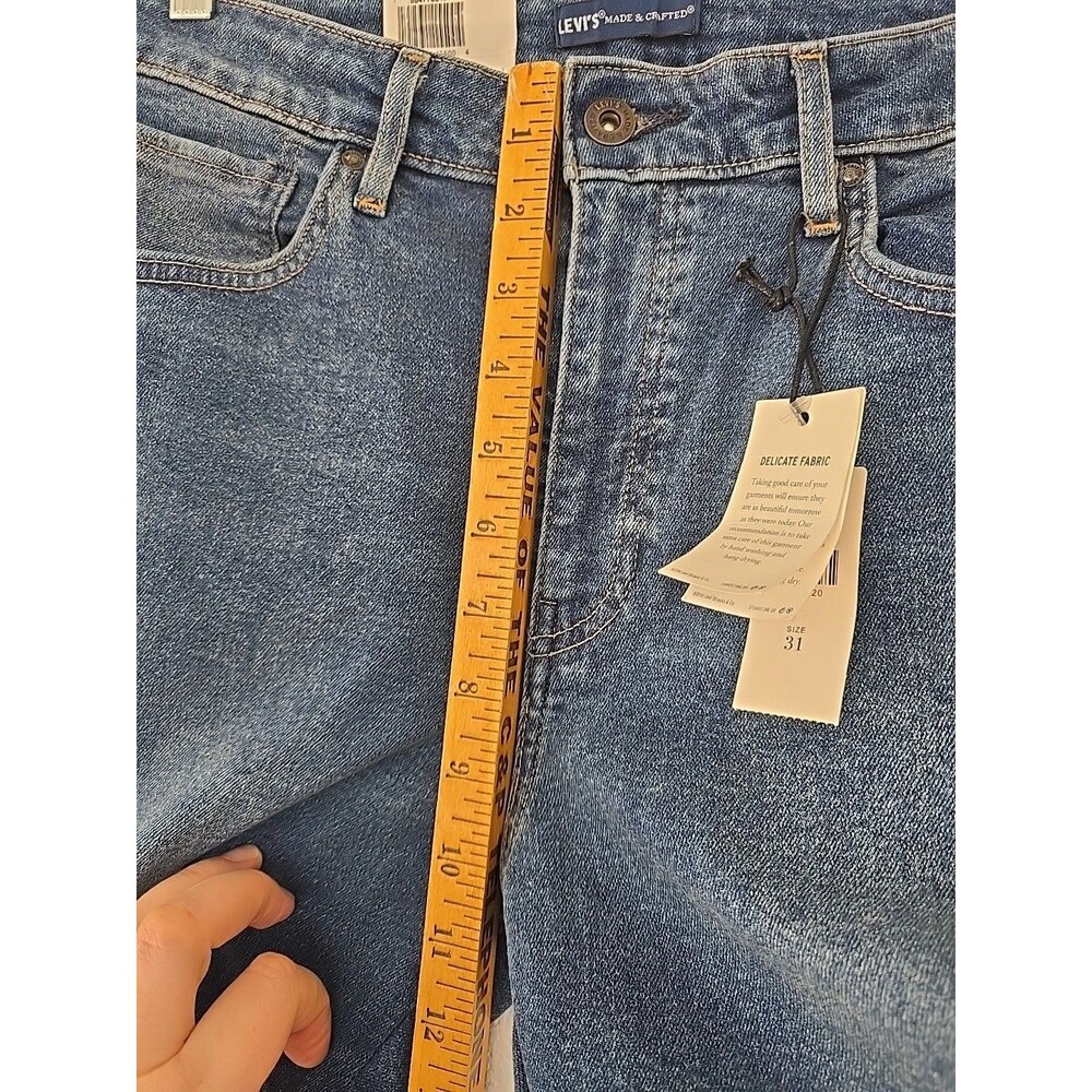 Levi's & Anthropologie Skinny Jeans West Coast French Fabric Sides S.31 NWT $198 - Picture 8 of 12